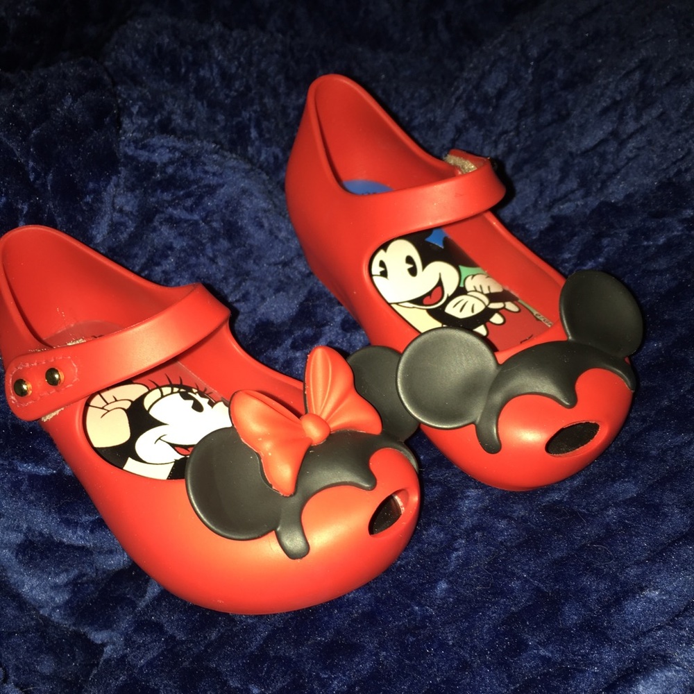 Mini Melissa Minnie and Mickey shoes